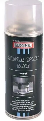 Lakier bezbarwny Troton matowy Spray 400ml mat