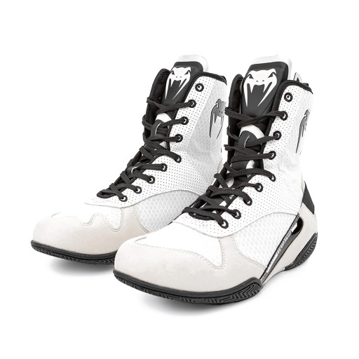 Buty bokserskie Venum Elite Boxing white/black 42.5 EU