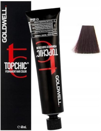 GOLDWELL TOPCHIC 4V FARBA FIOLETOWY BRĄZ 60ML