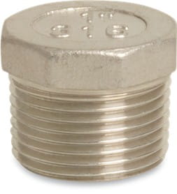 Korek 1 1/4'' stal nierdzewna 316