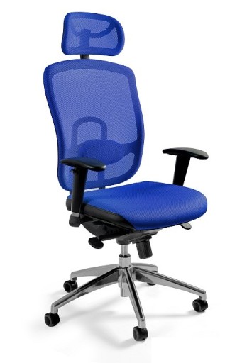 Fotel biurowy VIP obrotowy ergonomiczny regulacje