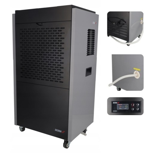 Mocny wydajny OSUSZACZ POWIETRZA POCHŁANIACZ WILGOCI 1000W 500 m³/h 90l/24h