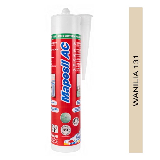Silikon MAPEI Mapesil AC 310ml - kolor 131 wanilia