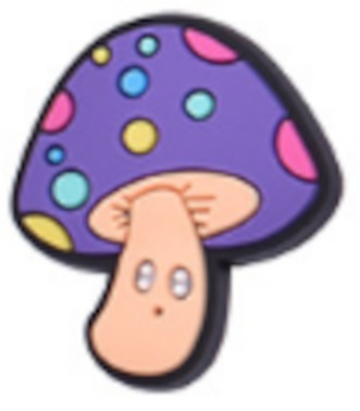 PRZYPINKA PIN DO BUTÓW CROCS CROCSÓW OZDOBA GRZYBKI GRZYB