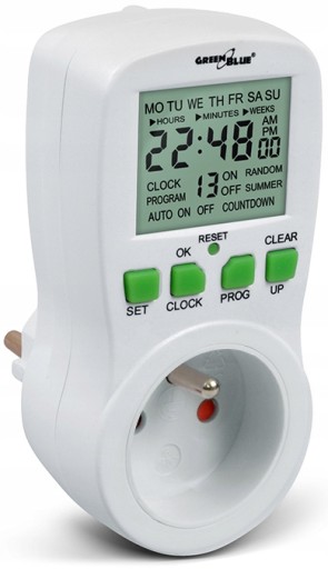 WYŁĄCZNIK TIMER BOJLER PROGRAMATOR CZASOWY CYFROWY