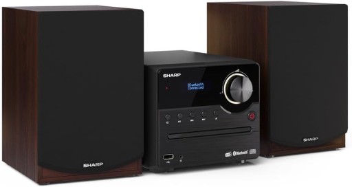 Sharp XL-B517D(BR) - System Mini Wieżowy Bluetooth 45W DAB+FM MP3