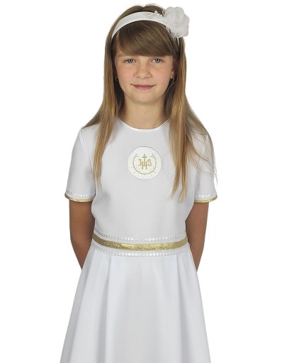 Sukienko - alba komunijna dla dziewczynki - r. 158