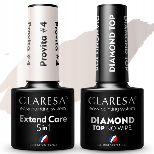 Claresa PROVITA baza lakier 5w1 #4 TOP DIAMOND