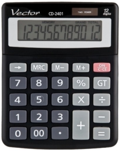 Kalkulator biurowy Vector CD-2401