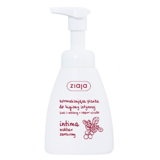 ZIAJA INTIMA PIANKA DOZOWNIK 250ML ŻURAWINA