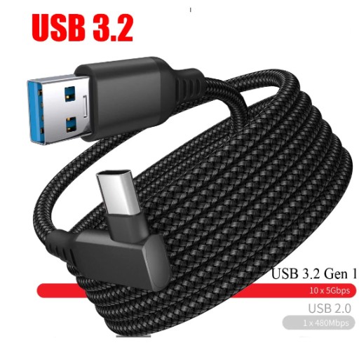 KABEL USB-C3.2 do OCULUS LINK SteamVR QUEST 1/2/3 HQ 5M