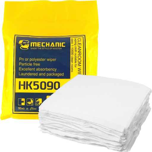 100X ŚCIERECZKI BEZPYŁOWE OPTYKA ELEKTRONIKA MECHANIC HK5090 20x20cm 100g