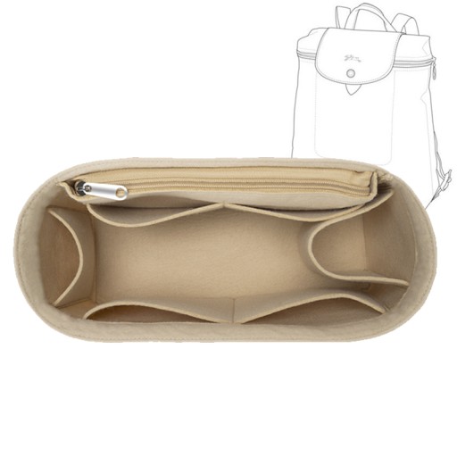 EverToner dla Longchamp Le Pliage plecak filc tka