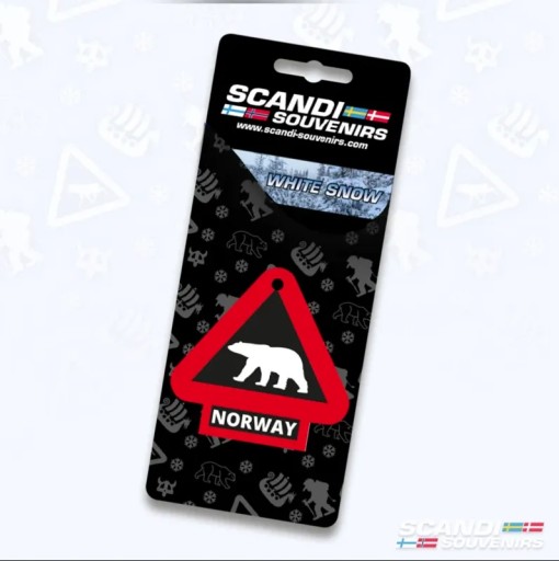 ZAWIESZKA ZAPACHOWA NORWAY UWAGA NIEDŹWIEDŹ