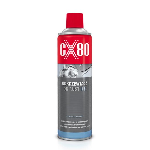 CX80 odrdzewiacz ON RUST ICE 500ml z efektem zamrażania ułatwia demontaż