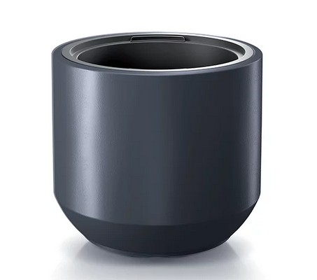 DONICZKA Z WKŁADEM CYLINDER ANTRACYT HEOS h35cm GRAFIT DBHEW400 TARAS OGRÓD