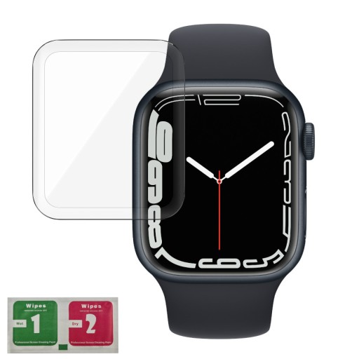 SZKŁO HYBRYDOWE RAMKA 5D DO APPLE WATCH 7 45MM