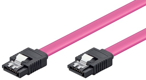 MicroConnect SATA Cable 0,3m with Clip