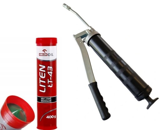 Zestaw smarownica GRANIT + Smar litowy łt-43 Orlen