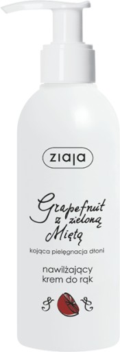 Ziaja Krem do rąk nawilżający grapefruit, mięta 200 ml