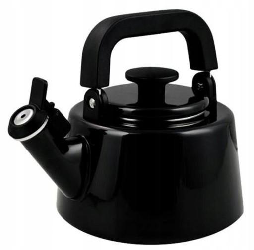 FORCHETTO CZAJNIK EMALIOWANY MODERNO 2,1 L NERO