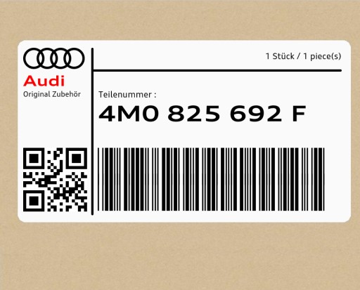 Osłona termiczna tunelu prawo tył Audi Q7 Q8 RSQ8