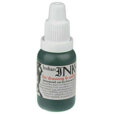 Tusz do rysunku i kaligrafii INK Renesans 20ml Zielony na bazie szelaku
