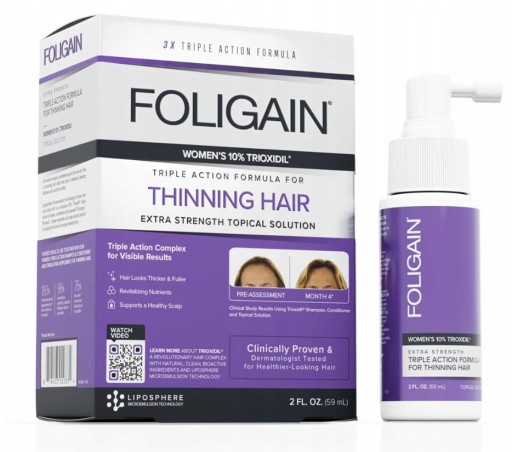 Foligain lotion/płyn/kuracja przeciw wypad. włosów