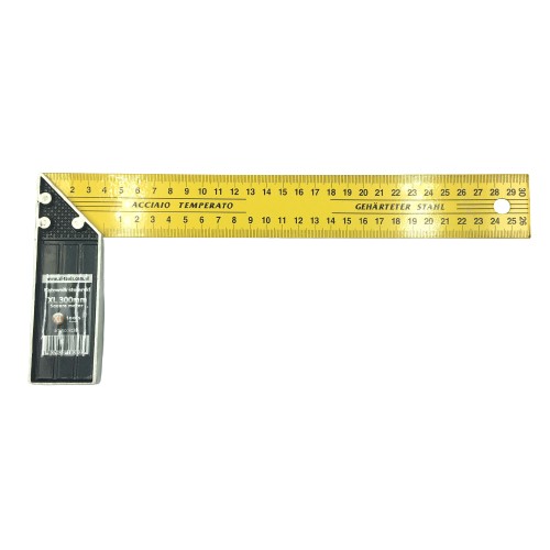 KĄTOWNIK STOLARSKI BUDOWLANY Z PODZIAŁKĄ 300 MM