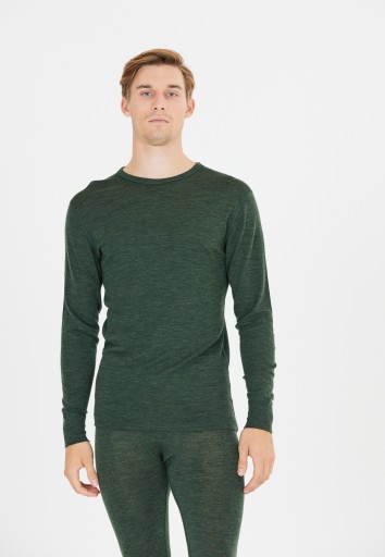 Koszulka termoaktywna męska Whistler Cerro Merino Zielony XXL