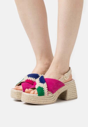 Espadryle kolorowego zamszu Gaimo 36