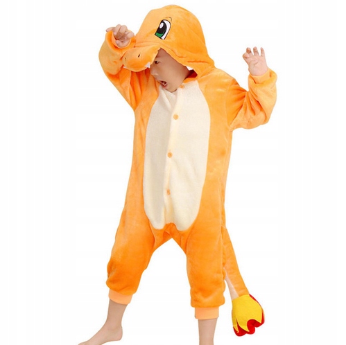 Piżama Dziecięca Kigurumi Smok Charizard Pokemon