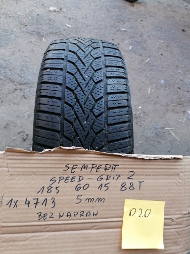 Semperit speed-grip 2 185 60 15 88T 5mm bez napraw