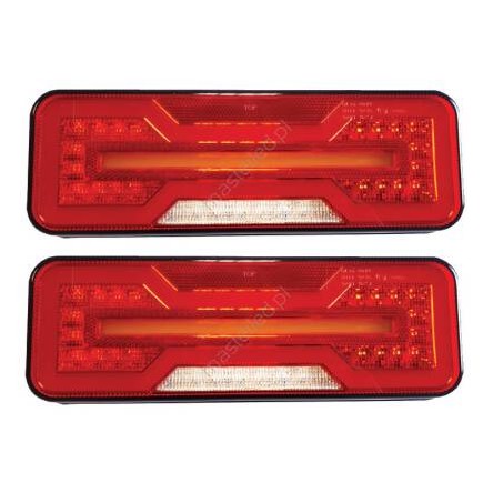 LAMPA TYLNA ZESPOLONA LED DYNAMICZNY KIERUNEK KPL.