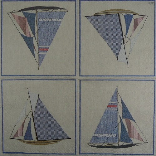 serwetka, serwetki 33x33 cm IHR - 36204 żaglówki