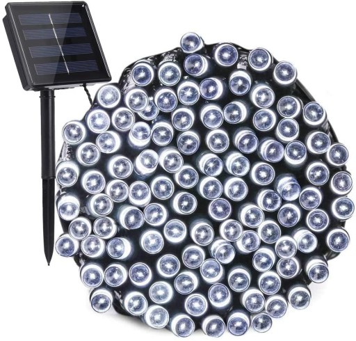 Girlandy Lampki Ogrodowe Solarne LED 300 szt 32m