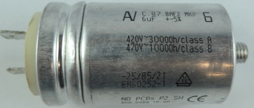 Arcotronics 470V 6uF 5% C87S