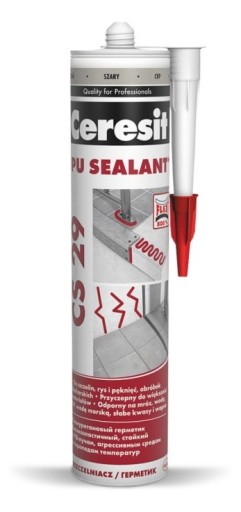 CS29 SILIKON POLIURETANOWY SZARY 300ML CERESIT