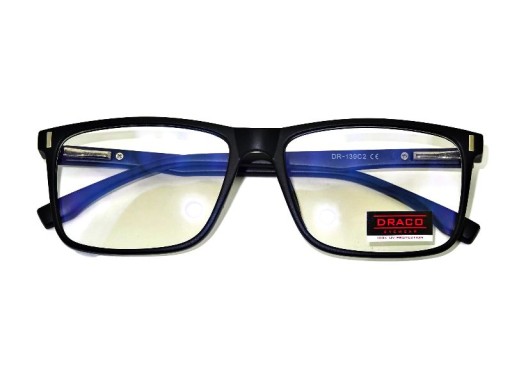 NOWOŚĆ Okulary ANTYREFLEKSY BLUE LIGHT Komputera czarne Gamingowe Matowe