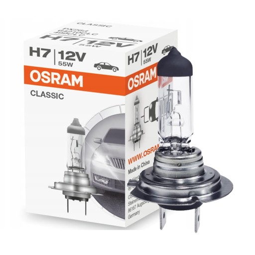 OSRAM Classic H7 ŻARÓWKA 55W 12V PX26d