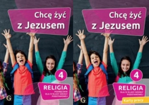 CHCĘ ŻYĆ Z JEZUSEM kl.4 SP KOMPLET PP GAUDIUM 2024