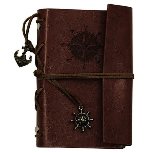 Notes Pamiętnik Dziennik Podróżnika Retro Notatnik