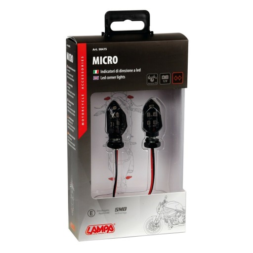 Micro kierunkowskazy 12V LED do motocykla uni