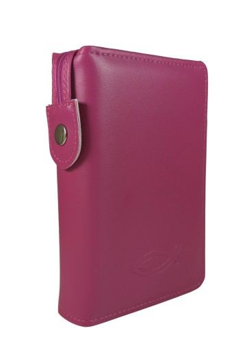 Etui Biblia Tysiąclecia format 12x18 malina