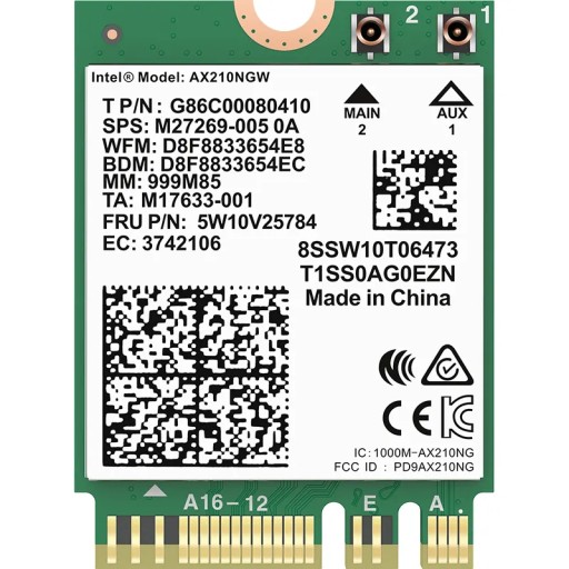 Karta sieciowa Intel WiFi Card AX210