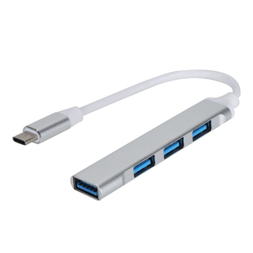 type c hub 4in1 mini portable type c to usb 3.0 hub multiport adapter for l