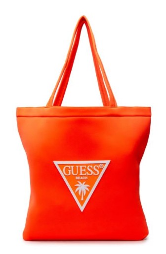 GUESS TORBA PLAŻOWA POMARAŃCZOWA NEONOWA 0AXD4*