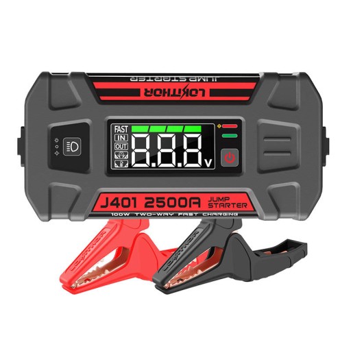 LOKITHOR J401 POWERBANK SAMOCHODOWY BOOSTER JUMP STARTER 2500A 12V 74WH