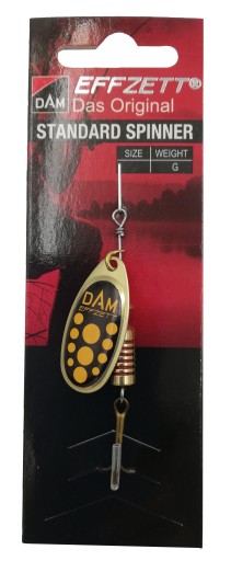 Błystka DAM Effzett Standard rozm.3/6g, Blacky