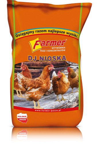 Pasza dla kur DJ ZAGRODOWA NIOSKA kruszonka 20kg Farmer
